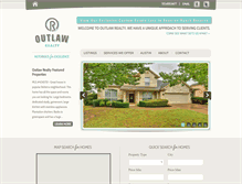 Tablet Screenshot of outlawrealty.com